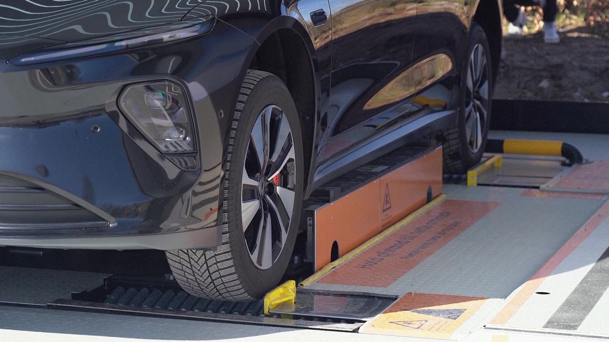 EV charging without the wait: Battery swap stations open in Europe